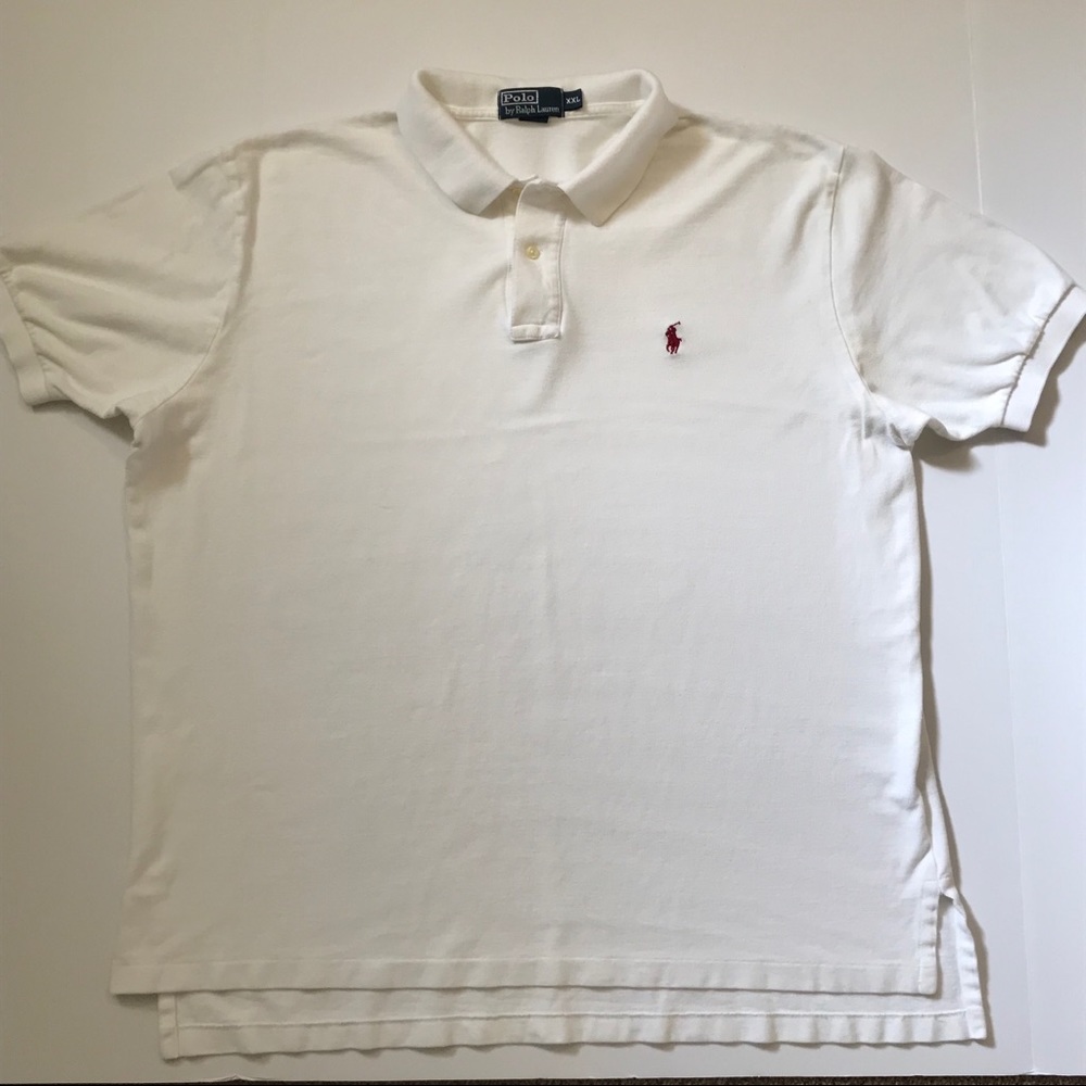 Men’s White XXL Ralph Lauren Polo Shirt